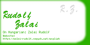 rudolf zalai business card